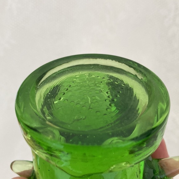 HandBlown Green Glass Seal Paper Weight Marine Life - Picture 4 of 8